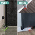 Cumbor Retractable Baby Gate Dog Gate for Stairs Indoor, Extends up to 55" Wide Mesh Dog Gate for Doorways, 34" Tall Safety Dog Gates for The House, Easy to Use Pet Gate for Stairway & Ourdoors, Black