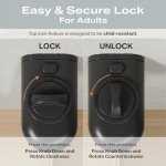 Cumbor Retractable Baby Gate Dog Gate for Stairs Indoor, Extends up to 55" Wide Mesh Dog Gate for Doorways, 34" Tall Safety Dog Gates for The House, Easy to Use Pet Gate for Stairway & Ourdoors, Black