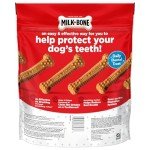 Milk-Bone Original Brushing Chews 25 Large Daily Dental Dog Treats Scrubbing Action Helps Clean Teeth