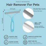 Pet Hair Remover, Dog Cat Hair Remover,Lint Remover,Carpet Rake for Pet Hair Removal,Carpet Rake,Lint Brush,Lint Shaver for Carpets, Car Mat,Couch,Pet Bed,Furniture & Rug
