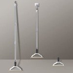 47“ Adjustable Long Handle Carpet Rake Pet Hair Remover, Reusable Large Metal Lint Remover Brush for Embedded Fur Removal from Low Pile Rugs Stairs, Carpet Brush Scraper Dog Cat Hair Remover Broom