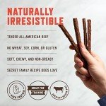 Rocco & Roxie Dog Treats for Small, Medium & Large Breed - Soft Treats for Senior Dogs & Puppies - Beef Jerky Dog Sticks - Best Dog Training Puppy Treats & Snacks for Happy, Healthy Dogs - 1lb