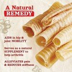 Natural Farm Beef Trachea (12 Inch, 8 Pack), 100% Beef Chews, Natural Glucosamine and Chondroitin for Joint & Hip Mobility, Bone Strength – Low Fat Crunchy & Crispy Treats for All Dogs