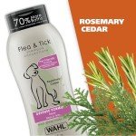Wahl USA Flea & Tick Repelling Dog Shampoo – Defense Formula with Rosemary & Cedar – 24 Oz - 820007A