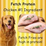 Fetch Fries Chicken and Sweet Potato Dog Treats, Soft Chicken Jerky for Small and Large Breeds, Naturally Healthy, Made in The USA (5 oz)
