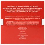 Thoughtfully Pets, Holiday Dog Gourmet Cookies Gift Set, Hand Decorated and Human Grade Ingredients, Crunchy Dog Biscuit Variety Pack Includes Bone Shaped Holiday Themes, 8 Piece Set