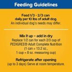 PEDIGREE CHOPPED GROUND DINNER Adult Canned Soft Wet Dog Food Variety Pack, Filet Mignon Flavor and With Beef, 13.2 oz. Cans (Pack of 12)