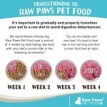 Raw Paws Signature Blend Pet Food for Dog & Cats - Chicken Recipe, 1-lb Rolls (20 Pack) - Fresh Dog Food Made in USA, Natural Raw Diet Dog Food, Raw Frozen Dog Food & Cat Food - Meat Roll Dog Food Log