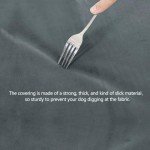 Indestructible Dog Bed Durable Orthopedic Dog Beds for Large Dogs Chew Proof Dog Bed with Removable Washable Cover Outdoor Dog Bed Waterproof Big Dog Bed for Create Pet Beds for Large Dogs(Grey)