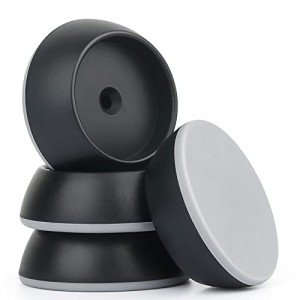 4 Pack Baby Gate Wall Protector Wall Cups for Child Pressure Mounted Stair Safety Gate, Protect Walls & Doorways from Pet & Dog Gates, Black