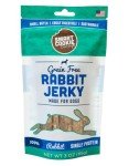 Smart Cookie Single Ingredient Rabbit Jerky Dog Treats - Training Treat Strips for Dogs and Puppies with Allergies, Sensitive Stomachs - Dehydrated, 100% Meat, Grain Free, Made in USA - 3oz, Pack of 1