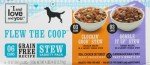I AND LOVE AND YOU Wet Dog Food - Flew The Coop Variety Pack - Chicken + Turkey, Grain Free, Filler Free 13oz can, 6pk