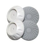 Dovely 4 Pack Baby Gate Wall Protector,Pressure Mounted Gates Work on Stairs,Protect Walls & Doorways from Pet & Dog Gate