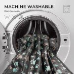 Luciphia Waterproof Pet Blankets for Couch Sofa Bed Cover Liquid Pee Proof Washable Soft Fluffy Large Dog Blanket Reversible Furniture Protection Grey Paw Thicken Small（40" x 28"）