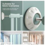 Dovely 4 Pack Baby Gate Wall Protector,Pressure Mounted Gates Work on Stairs,Protect Walls & Doorways from Pet & Dog Gate