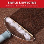 ELEMSY Pet Hair Remover, Dog Cat Hair Remover, Lint Cleaner Pro, Fur Removal Tool, Portable Carpet Scraper, Fuzz Rollers Hairball Shaver Brush for Carpets, Car Mat, Couch, Pet Bed, Furniture & Rug