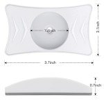 Baby Gate Wall Protector 4 Pack Dog Gates Wall Cups Protect Walls & Doorways from Pet for Child Pressure Mounted Stair Safety Gate- Fit All Safety Gate