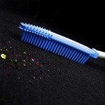 2 Pack Pet Hair Remover Rubber Portable Fluff Cleaner for Carpet Clothes Furniture Sofa Leather Car Seat Also Used as Dog Cat Bath Brush with Massage Effect (Green + Blue)