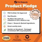 Pet Honesty Cat Hip & Joint Health Chews - Glucosamine for Cats, Cat Joint Support Supplement, Cat Health Supplies & Hip Support, Cat Vitamins for Indoor Cats & Outdoor Cats - Chicken (30-Day Supply)