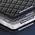 fidozen Waterproof Dog Car Seat Cover for Back Seat – Large Hammock & Door Protector with Bonus Belt | Pet Blanket, Bed, Carrier & Travel Accessory for Cars, Trucks, SUVs | Essential Gift & Supply