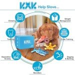 KXK Dog Toys 3 Pack, Indestructible Dog Toys for Aggressive Chewers, Tough Dog Chew Toys for Large Medium Breed, Dog Bones Chew Toys for Super Chewer