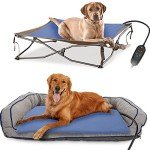 2024 Newest Pet Heating Pad Temperature Adjustment Dog Heating Pad Anti-bite Puppy Heating Pad with Timer Cat Heating Pad Indoor Waterproof Pet Warming Pad Electric Heated Bed Mat Dog