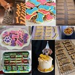 Dog Bone Cookie Cutters, Bone Shape Cookie Cutters 4 Pcs/Set, Dog Treats Cookie Cutter, Homemade Dog Biscuit Treats Cutters Plastic Different Sizes Mini Small Medium Big