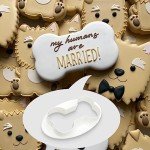 Dog Bone Cookie Cutters, Bone Shape Cookie Cutters 4 Pcs/Set, Dog Treats Cookie Cutter, Homemade Dog Biscuit Treats Cutters Plastic Different Sizes Mini Small Medium Big