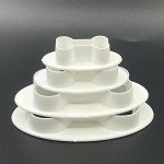 Dog Bone Cookie Cutters, Bone Shape Cookie Cutters 4 Pcs/Set, Dog Treats Cookie Cutter, Homemade Dog Biscuit Treats Cutters Plastic Different Sizes Mini Small Medium Big