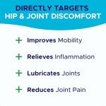 GOODGROWLIES Mobility Glucosamine Treats for Dogs - Advanced Hip & Joint Supplement w/Omega-3, Chondroitin, MSM - Made in USA - Joint Pain Relief - Hip & Joint Care - 120ct