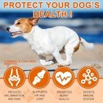 Turmeric for Dogs, 180 Turmeric Curcumin Tablets Supports Heart, Immune System Booster, Hip & Joint Support, Dog Pain Relief, Pet Supplement Treats w/Fish Oil, Curcumin C3-180 Tablets / 5.1 OZ