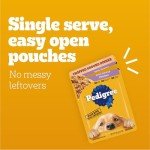 PEDIGREE CHOPPED GROUND DINNER Adult Soft Wet Dog Food 30-Count Variety Pack, 3.5 oz Pouches (Pack of 30)
