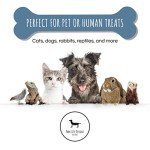 Park Life Designs - Ceramic Pet Treat Jar with Airtight Lid for Dogs, Cats, Puppies and More, Chic Kitchen Countertop Container for Cookies, Biscuits and Treats (Descript, Live Love Woof, 1 Qt)