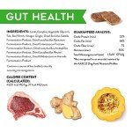 DOGSWELL Gut Health Mini Jerky Functional Dog Treats, Lamb 4 oz. Bag