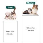 Onarway Dog Blanket Washable for Puppy: 4 Packs Dog Blankets 40”x28” - Fluffy Soft Small Throw for Cat Puppy Kitten Dogs - Fleece Pet Blankets for Bed Sofa Car and Indoor - Grey and Khaki