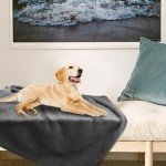 Onarway Dog Blanket Washable for Puppy: 4 Packs Dog Blankets 40”x28” - Fluffy Soft Small Throw for Cat Puppy Kitten Dogs - Fleece Pet Blankets for Bed Sofa Car and Indoor - Grey and Khaki