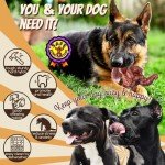 TWINKOPAT Indestructible Dog Toys for Large Dogs, Hard Dog Chew Toys for Aggressive Chewers, Dog Toy Tough, Super Dogpowerman Nylon Bone for Big Dogs Heavy Duty to Keep Busy, Beef Flavored