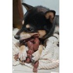 TWINKOPAT Indestructible Dog Toys for Large Dogs, Hard Dog Chew Toys for Aggressive Chewers, Dog Toy Tough, Super Dogpowerman Nylon Bone for Big Dogs Heavy Duty to Keep Busy, Beef Flavored