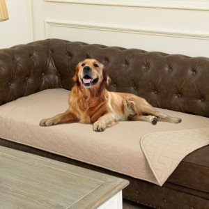 Ameritex 100% Waterproof Dog Bed Blankets Double Sided Dog Couch Cover Knurling Pattern pet Bed Cover Reversible Furniture Couch Sofa Car for Puppy Kids
