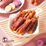 Pawmate Duck Double Purple Sweet Potato Wraps Dog Treats, Healthy Low Fat Dog Jerky High Protein Dog Training Treats Dog Snacks Chewy for Small Medium Large Dog 12-15 Counts