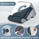 BOMOVA Dog Stairs to Bed, 3-Step Dog Steps for High Bed and Couch, Dog Stairs for Small Dogs, Non-Slip Bottom Pet Stairs, Pet Steps Indoor, Grey, 2/3/4/5 Steps