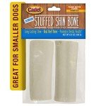 Cadet Junior Stuffed Shin Bones - Highly Digestible, High Protein, Long-Lasting Dog Chew Bone for Aggressive Chewers, Supports Dental Health, - Peanut Butter Flavor, Mini (2 Count)