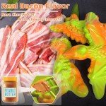 AstraVox Dog Toys, 3 Pack Indestructible Tough Dog Chew Toys for Aggressive Chewers, Nylon Dog Bones Toys with Bacon Flavor Dinosaur Teething Chew Toys for Large Medium Small Dog Breeds