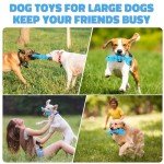 ADSDIA Indestructible Dog Chew Toys for Aggressive Chewers, Tough Nylon Dog Bones Toys for Large Dogs, Super Chewer Dog Toys to Keep Them Busy