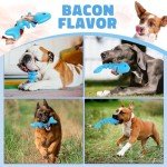 ADSDIA Indestructible Dog Chew Toys for Aggressive Chewers, Tough Nylon Dog Bones Toys for Large Dogs, Super Chewer Dog Toys to Keep Them Busy