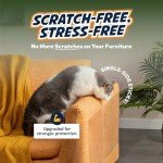 Panther Armor 12-Pack Furniture Protectors from Cats Scratch - Anti Scratch Couch Guards - Sofa Corner Cats & Dogs Scratching Training Tape Deterrent