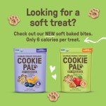 Cookie PAL Pumpkin & Chia Seeds Biscuits, Human Grade Dog Treats, 10oz (Pack of 3) Non GMO, Organic