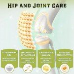 Glucosamine for Dogs, Hip and Joint Supplement for Dogs with Chicken Flavor, Anti Inflammatory, Dog's Chondroitin, Digestive Enzymes, Omega-3, Vitamin D, MSM, Calcium, Turmeric, 120 Freeze-Dried Chews