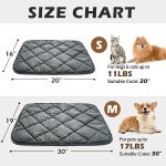 ARGOPET Self Warming Cat Bed (20"x16") Self Heating Cat Mat Warm Thermal Pet Pad with Anti-Slip Bottom Machine Washable Dog Crate Pad for Outdoor and Indoor Pets.