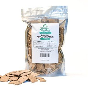 Baltimore Dog Bakery – Apple Cinnamon Low Fat All-Natural Dog Treats, 12oz Resealable Bag, Healthy Dog Training Treats, Dog Biscuits, Healthy Dog Cookies, Hand Made in The USA
